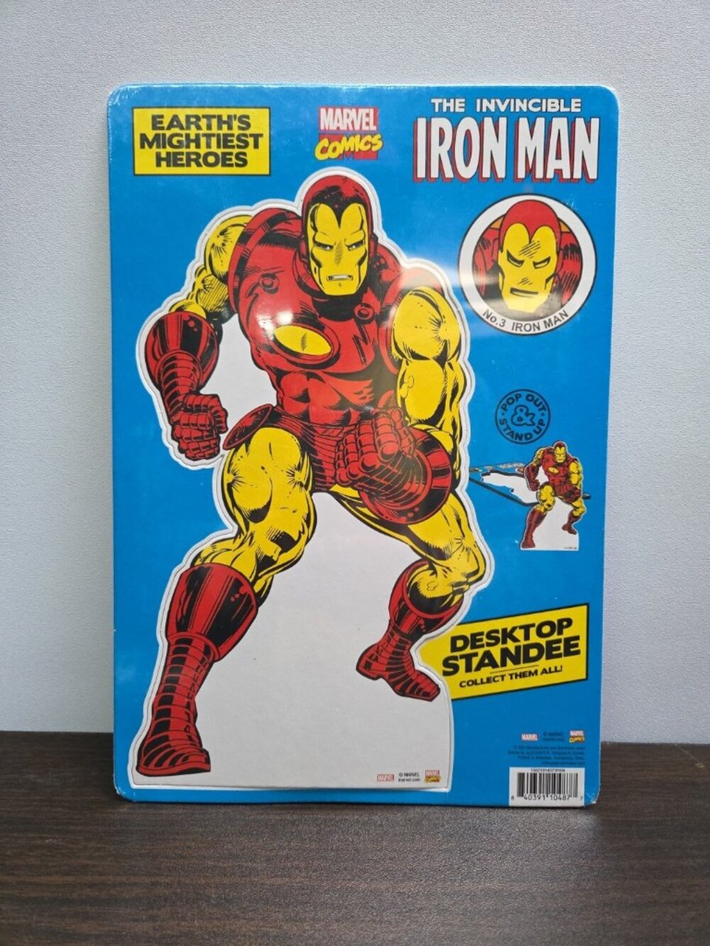 Marvel Comics NOS Genuine Desktop Standee Iron Man